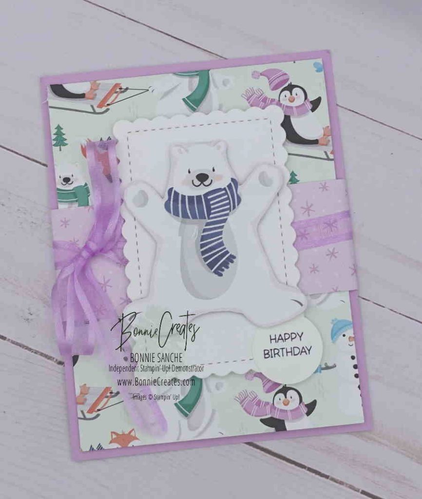 another Penguin Place birthday card - Bonnie Sanche - Stampin' Up ...