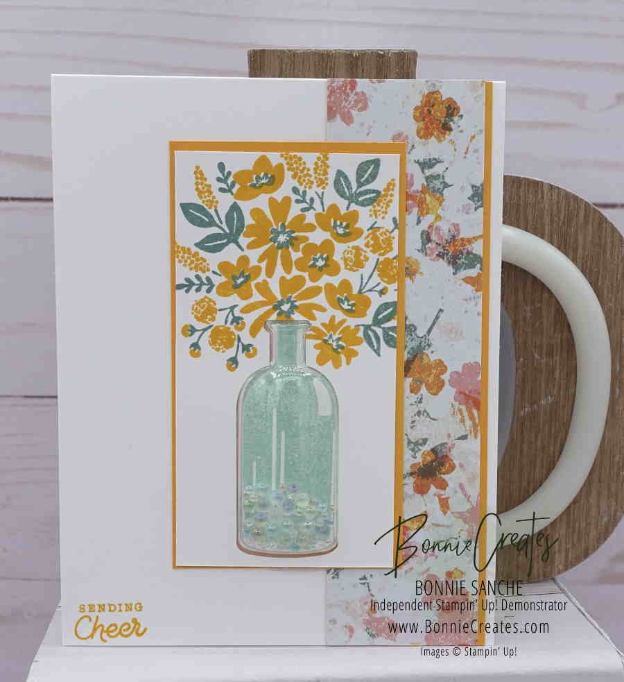 Bottled Happiness Shaker Card - Bonnie Sanche - Stampin' Up! Demonstrator